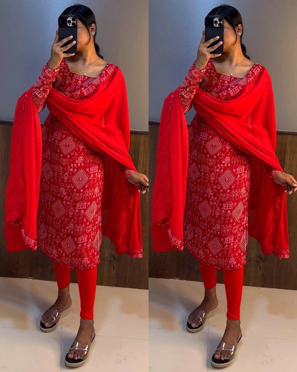 Premium Chudi kurti set for her