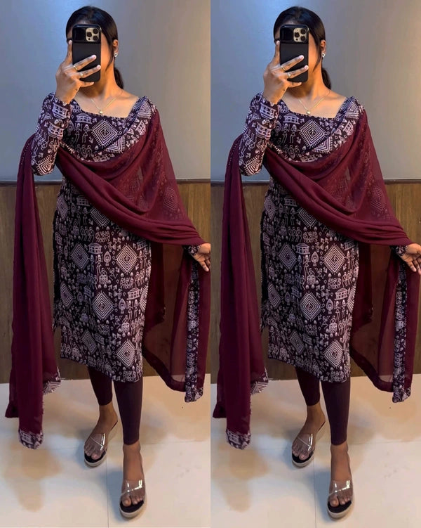 Premium Chudi kurti set for her